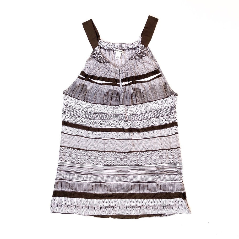 Banana Republic Aztec print halter top